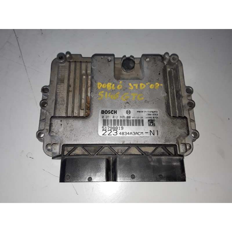 Recambio de centralita motor uce para fiat i doblò (223) cargo 223b1000 referencia OEM IAM 0281012865/51798819/2234834A3ACMN1  