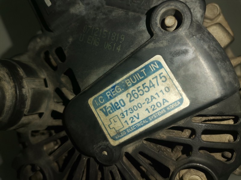 Recambio de alternador para hyundai i30 (fd) d4fb referencia OEM IAM 2655475/373002A110  