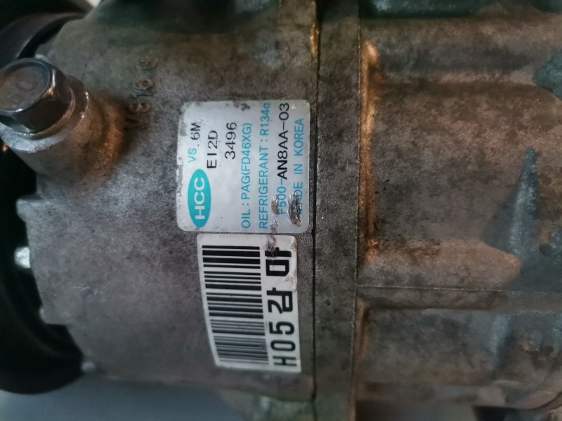 Recambio de compresor aire acondicionado para hyundai i30 (fd) d4fb referencia OEM IAM F500AN8AA03  