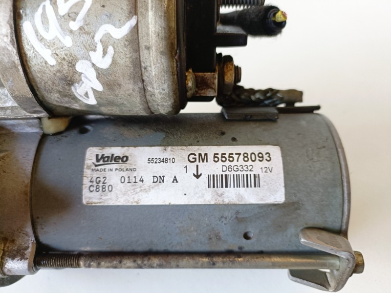 Recambio de motor arranque para opel corsa d a13dtc referencia OEM IAM D6G332  