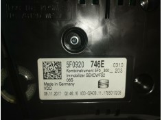 Recambio de cuadro instrumentos para seat leon st 5f8 cjxc referencia OEM IAM 5F0920746E   2