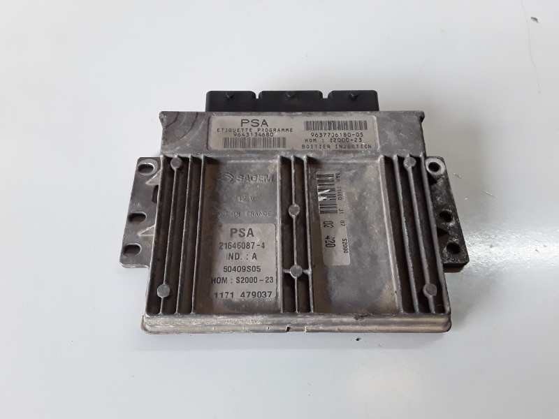 Recambio de centralita motor uce para peugeot 206 kfw referencia OEM IAM 9643134680/963770618005/216460874  