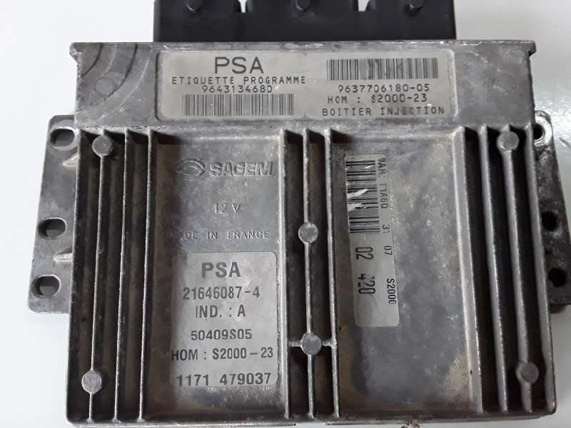 Recambio de centralita motor uce para peugeot 206 kfw referencia OEM IAM 9643134680/963770618005/216460874  