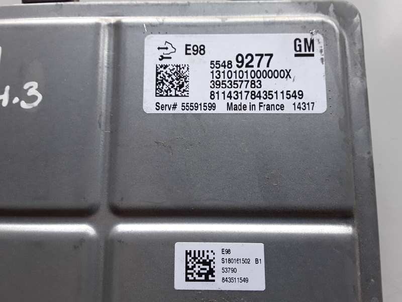 Recambio de centralita motor uce para opel corsa e referencia OEM IAM 55489277/1310101000000X/395357783  