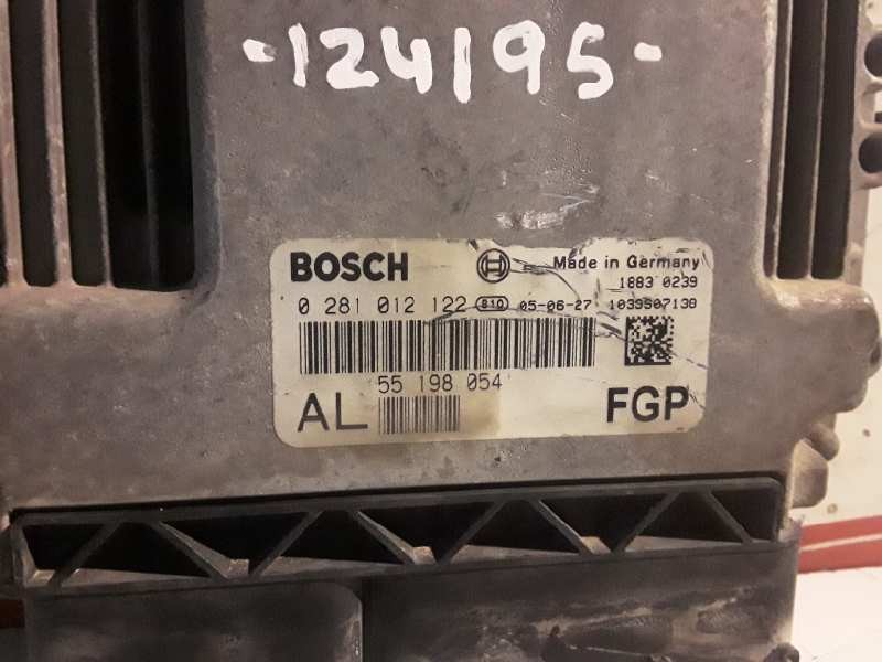 Recambio de centralita motor uce para opel astra h gtc z19dth referencia OEM IAM 0281012122/55198054  