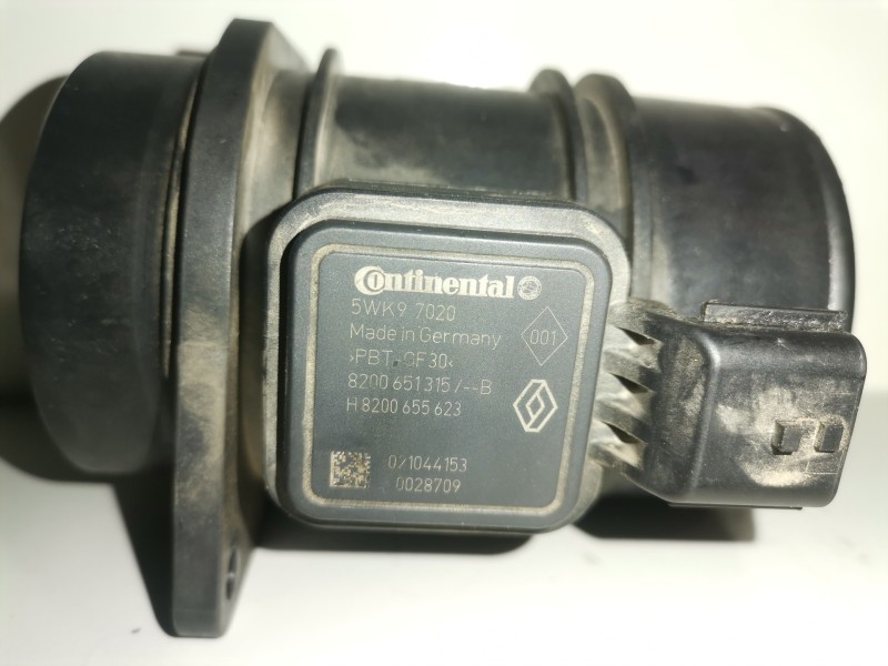 Recambio de caudalimetro para renault kangoo ii (f/kw0) k9k608 referencia OEM IAM 5WK97020/82006513157B/H8200655623  
