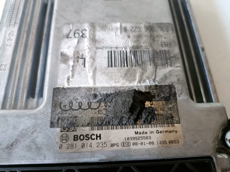 Recambio de centralita motor uce para audi a4 berlina (8k2) caga referencia OEM IAM 0281014235  