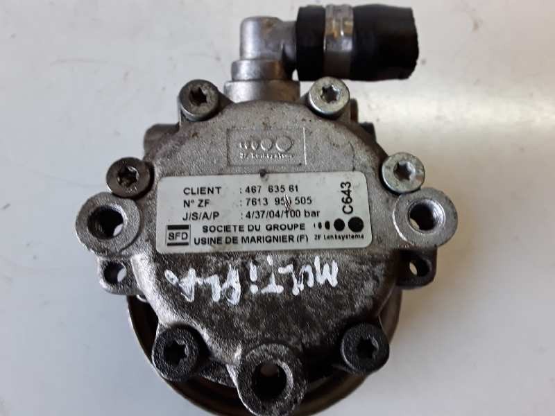 Recambio de bomba direccion para fiat nuevo multipla (186) 186a8000 referencia OEM IAM 46763561/7613955505  