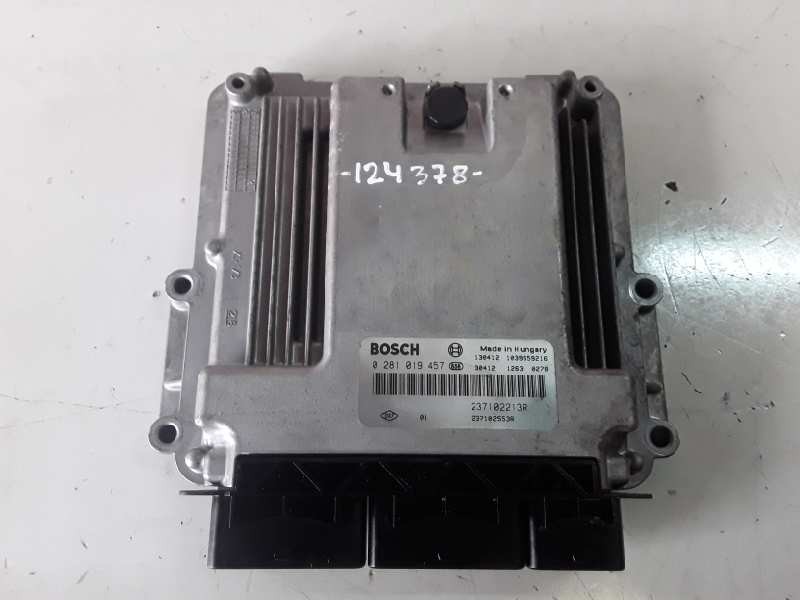 Recambio de centralita motor uce para dacia logan ii k9k612 referencia OEM IAM 0281019457/1039S59216/237102213R/237102553R  