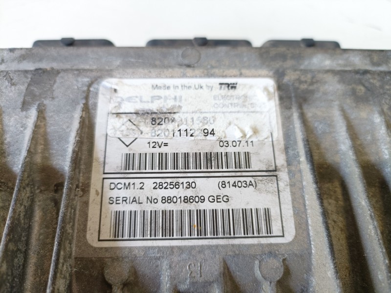Recambio de centralita motor uce para renault kangoo ii (f/kw0) k9k802 referencia OEM IAM 8200911560/8201112294  