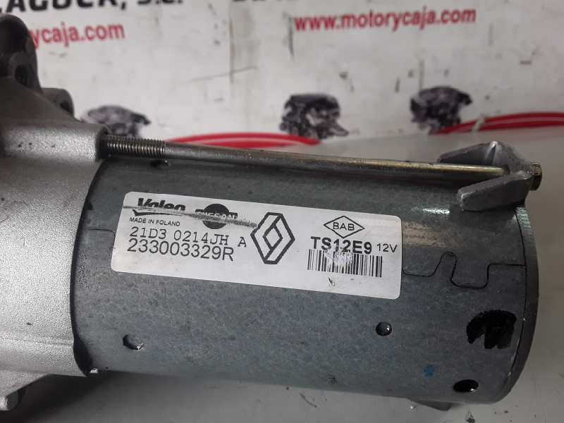 Recambio de motor arranque para dacia logan ii k9k612 referencia OEM IAM TS12E9/233003329R  