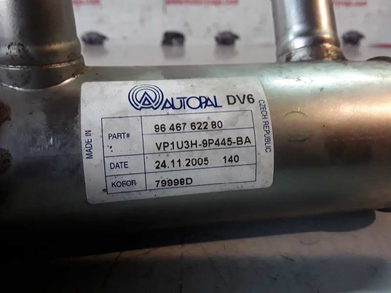 Recambio de enfriador egr para peugeot 307 (s1)(04.2001) 9hx referencia OEM IAM 9646762280  