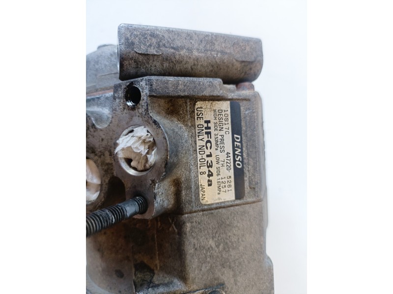 Recambio de compresor aire acondicionado para toyota land cruiser (j12) 1kdftv referencia OEM IAM 4472205261  