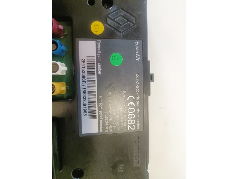 Recambio de pantalla multifuncion para renault scenic iii (jz) r9m402 referencia OEM IAM 248100072R  