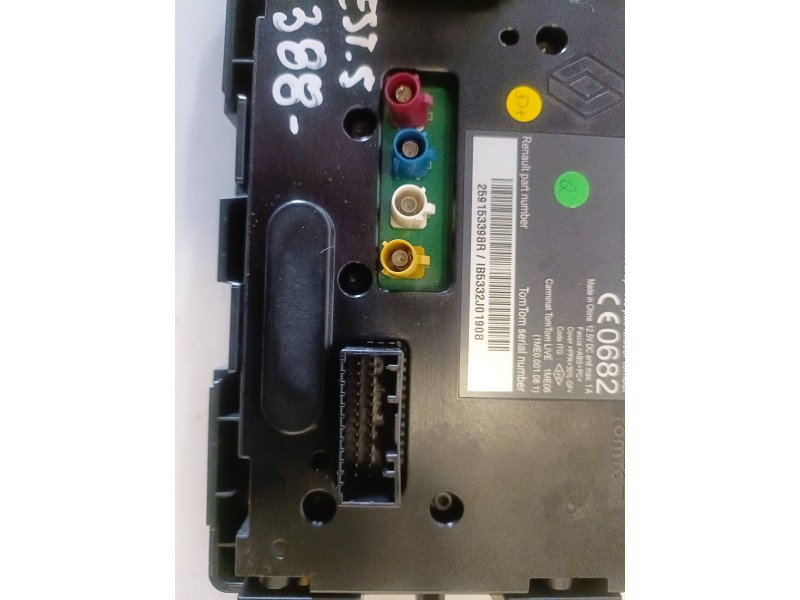 Recambio de pantalla multifuncion para renault scenic iii (jz) r9m402 referencia OEM IAM 248100072R  