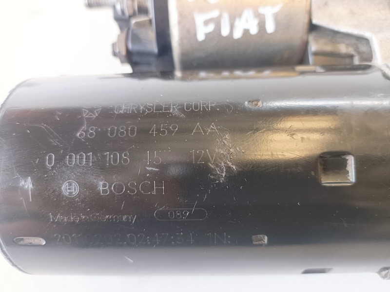 Recambio de motor arranque para fiat freemont (345) 939b5000 referencia OEM IAM 0001108457  