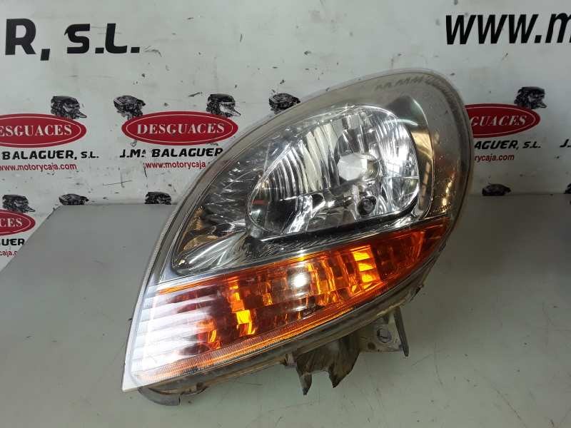 Recambio de faro izquierdo para renault kangoo 4x4 f9q790 referencia OEM IAM 8200150614  