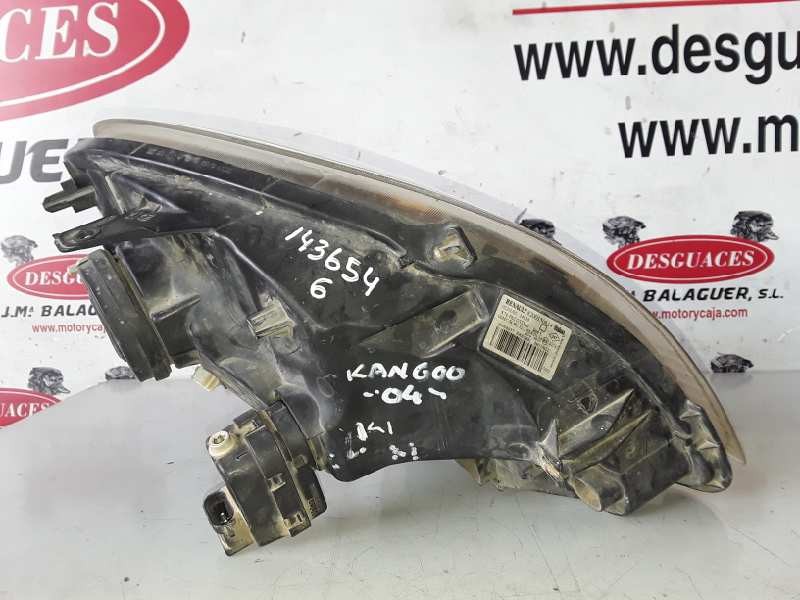 Recambio de faro izquierdo para renault kangoo 4x4 f9q790 referencia OEM IAM 8200150614  