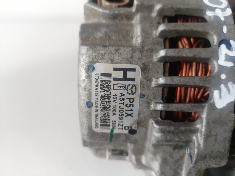 Recambio de alternador para mazda cx-3 (dk) pe referencia OEM IAM A5TJ0591ZT  