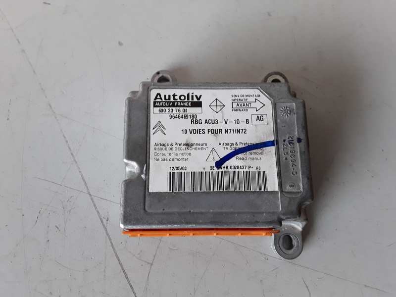 Recambio de centralita airbag para citroen xsara berlina rhz referencia OEM IAM 600237600/9646469180  