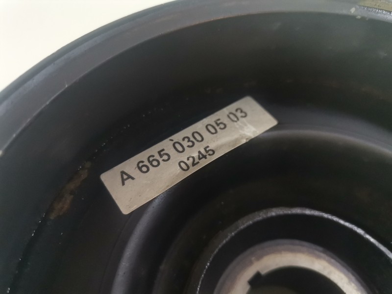 Recambio de polea cigueñal para ssangyong rexton d27dt referencia OEM IAM A6650300503  
