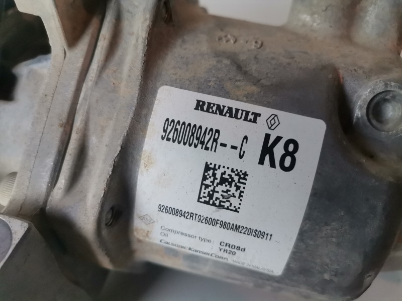 Recambio de compresor aire acondicionado para dacia dokker k9k872 referencia OEM IAM 926008942R  