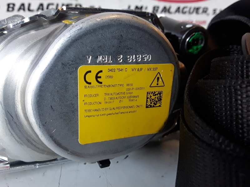 Recambio de cinturon seguridad trasero izquierdo para bmw serie x2 (f39) b47c20b referencia OEM IAM 34227541C  