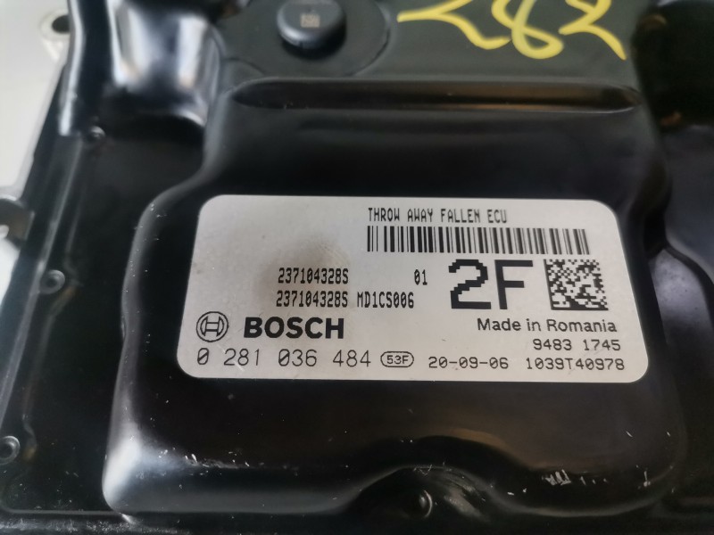 Recambio de centralita motor uce para dacia dokker k9k872 referencia OEM IAM 0281036484  