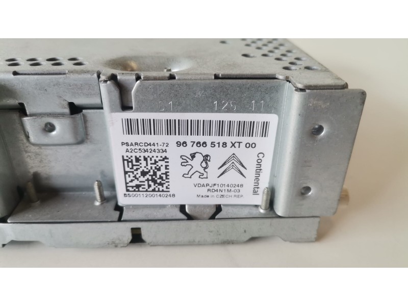 Recambio de sistema audio / radio cd para fiat ii scudo (272) combi rhr referencia OEM IAM 96766518XT  