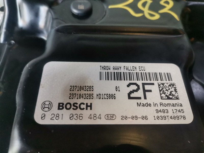 Recambio de centralita motor uce para dacia dokker k9k872 referencia OEM IAM 0281036484  