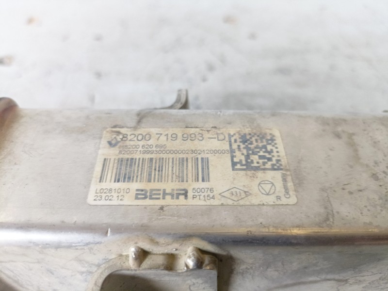 Recambio de enfriador egr para nissan x-trail (t31) m9r856 referencia OEM IAM 8200719993D  