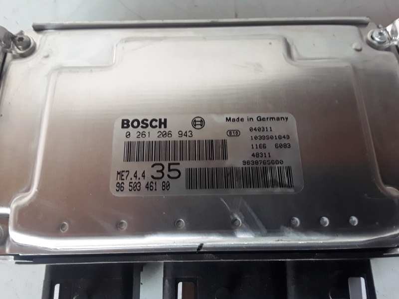 Recambio de centralita motor uce para peugeot 307 (s1)(04.2001) nfu referencia OEM IAM 0261206943/9650346180/ME744  