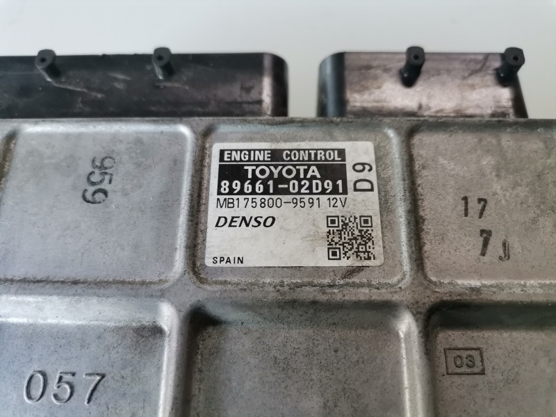 Recambio de centralita motor uce para toyota auris (e15) 1ad referencia OEM IAM 8966102D91  