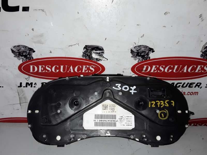Recambio de cuadro instrumentos para peugeot 307 berlina (s2) 9hy referencia OEM IAM 9655476580G00  