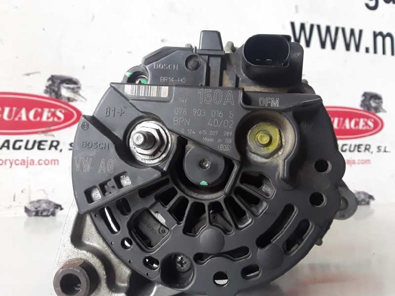 Recambio de alternador para audi a4 berlina (8e) asn referencia OEM IAM 078903016S/0124615007/150A  
