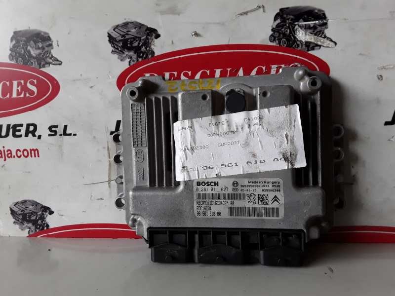 Recambio de centralita motor uce para peugeot 307 berlina (s2) 9hy referencia OEM IAM 0281011627/9653958980/EDC16C34/9656161880 