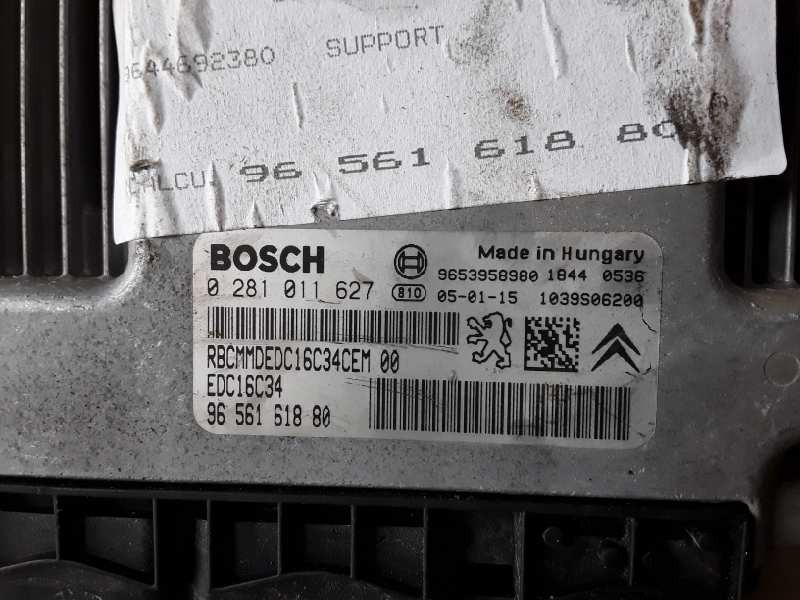 Recambio de centralita motor uce para peugeot 307 berlina (s2) 9hy referencia OEM IAM 0281011627/9653958980/EDC16C34/9656161880 