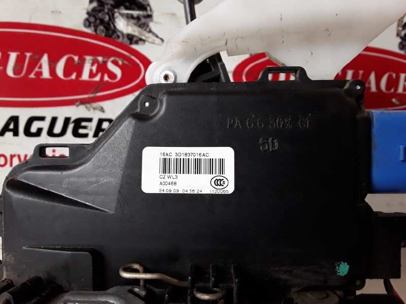 Recambio de cerradura puerta delantera derecha para volkswagen caddy (2k)(02.2004) bsu referencia OEM IAM 3D1837016AC  