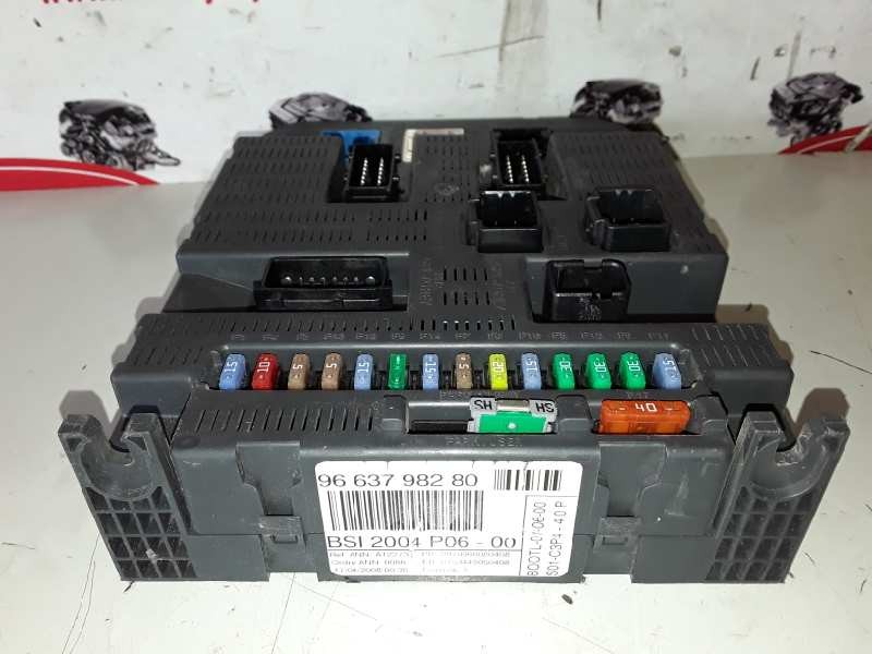 Recambio de caja reles / fusibles para peugeot 207 5fw referencia OEM IAM 9663798280/BSI2004P0600  