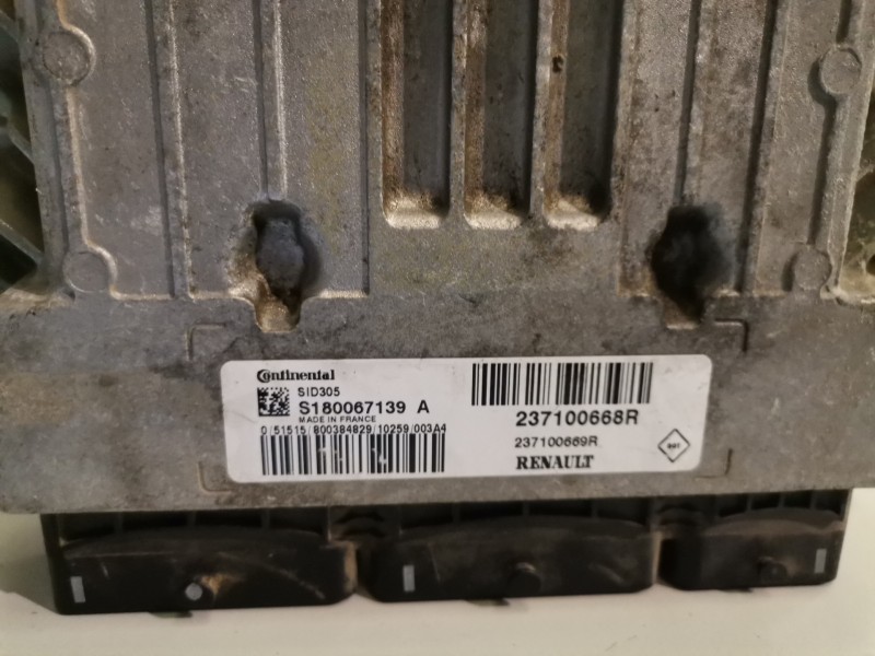 Recambio de centralita motor uce para renault scenic iii (jz) k9k837 referencia OEM IAM   