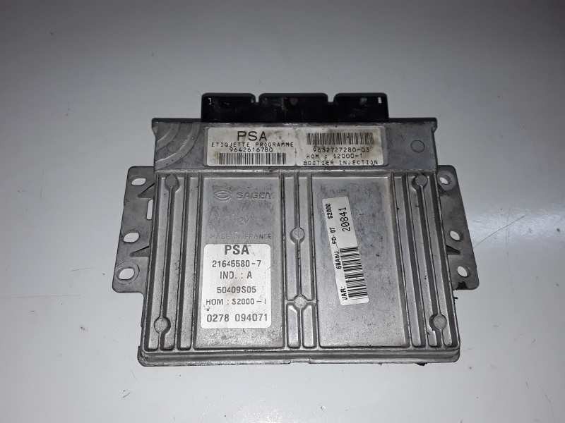 Recambio de centralita motor uce para citroen xsara picasso 6fz referencia OEM IAM   