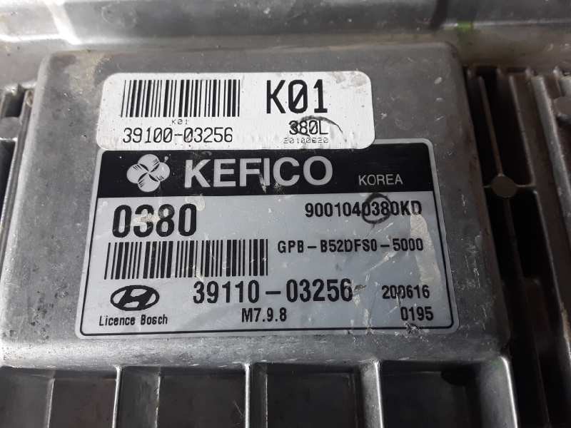 Recambio de centralita motor uce para hyundai i20 (pb) g4la referencia OEM IAM 3911003256/9001040380KD/GPBB52DFS05000  