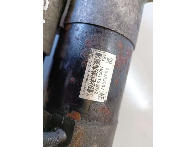 Recambio de motor arranque para opel insignia berlina a20dth referencia OEM IAM M001T30072/55353857  