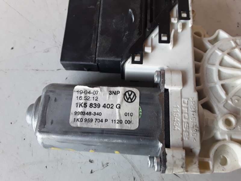 Recambio de motor elevalunas trasero derecho para volkswagen jetta v (1k2) bkd referencia OEM IAM 1K5839402G/998348340/1K0959704