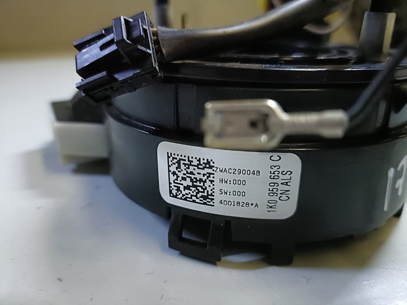 Recambio de anillo airbag para seat leon (1p1) bxe referencia OEM IAM 1K0959653C  