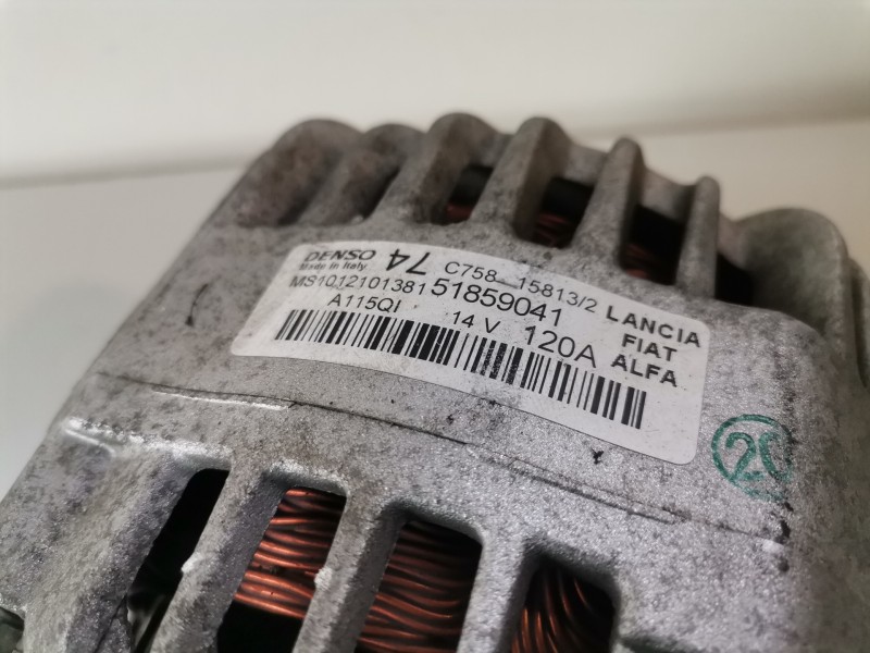 Recambio de alternador para lancia ypsilon (402) 169a4000 referencia OEM IAM 51859041  