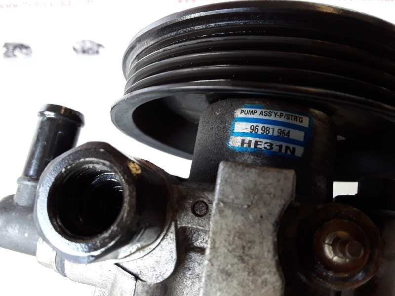 Recambio de bomba direccion para chevrolet aveo hatchback b12d1 referencia OEM IAM 96981964  