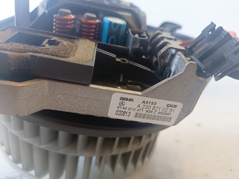 Recambio de ventilador calefaccion para mercedes-benz clase e (bm 211) berlina 648961 referencia OEM IAM A2308210251  