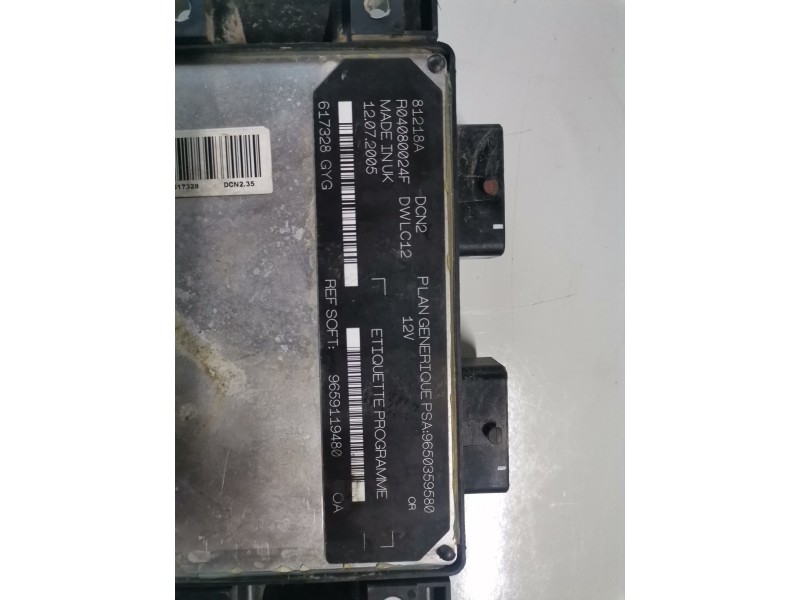 Recambio de centralita motor uce para citroen c 15 wjx referencia OEM IAM R04080024F  