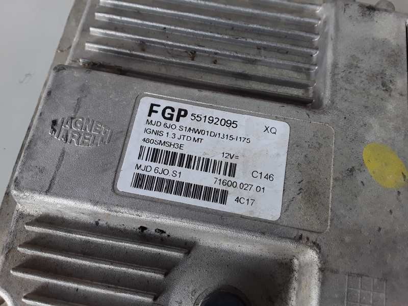 Recambio de centralita motor uce para suzuki ignis (rm/mh) z13dt referencia OEM IAM 55192095/7160002701  